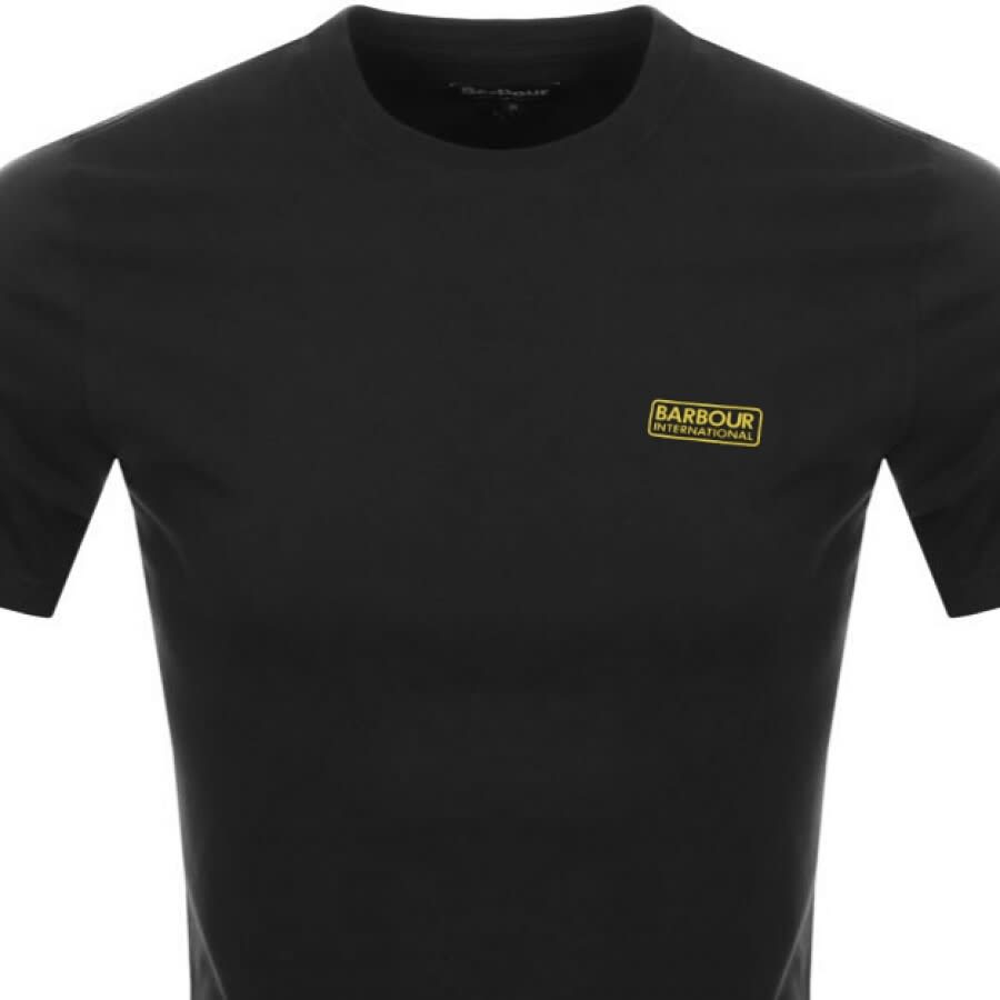Barbour international logo t shirt shop